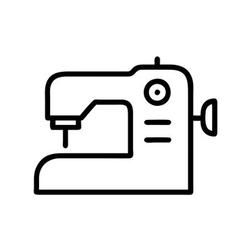 recommend clip art: Sewing machine icon outline