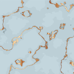 Luxury Blue Marble Texture Pattern Design Template