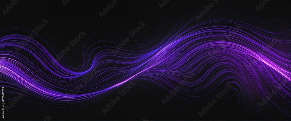 Poster dynamic retro gradient texture with glowing colors for header design