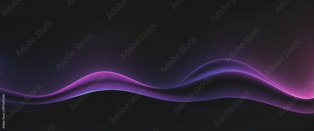 Poster vibrant glowing gradient texture with abstract wave patterns for dynamic poster design