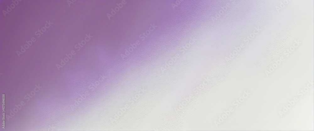 Poster elegant diagonal gradient from purple to white with grainy texture and subtle light in the corner