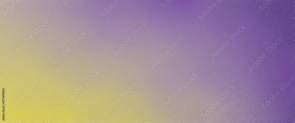 Poster retro gradient background: a soft and grainy texture in yellow and purple for stylish projects