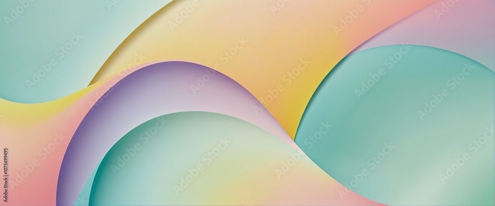 Poster elegant pastel gradient background with subtle texture and modern design