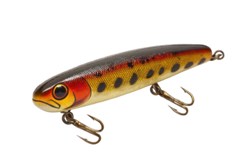 Attractive Fishing Lure Isolated on Transparent background 