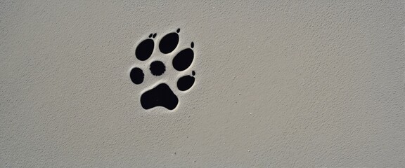 Wildlife Paw Prints: Cute Silhouettes of Lions, Wolves, and Bears in Nature