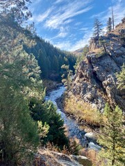 river in the mountains