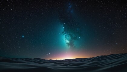 Cosmic Glow with DarkSlateBlue, Cyan, and Sienna Gradient
