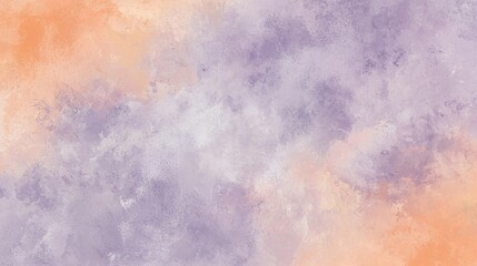 Obraz premium Orange and purple hues blend seamlessly in an abstract background, creating a soft, pastel effect with a textured, painted appearance, perfect for various design projects