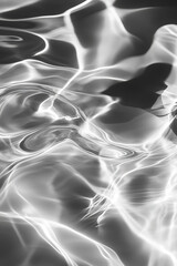 Soft white abstract texture with smooth, organic curves and subtle light reflections, ideal for elegant backgrounds, modern branding, or minimalistic design elements.