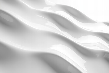 Obraz premium Minimalist white abstract texture with flowing, organic forms and delicate patterns, perfect for a serene background, modern branding, or sophisticated design accents.