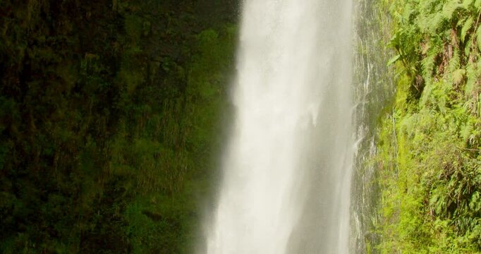 Waterfall in south of Chile