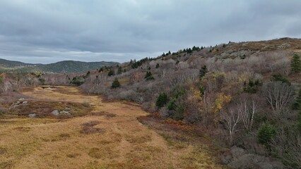 Autumn landscape Canada Newfoundland