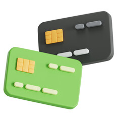 Card payment 3D icon