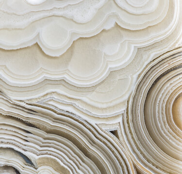 Elegant Laguna Lace Agate Layers from Mexico
