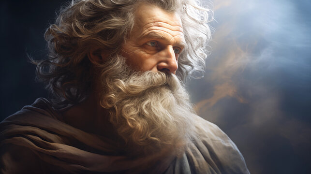 Portrait of Aristarchus, the Ancient Greek Astronomer, 