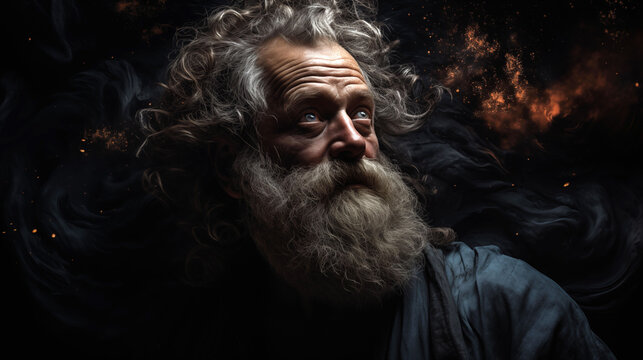 Portrait of Aristarchus, the Ancient Greek Astronomer, 