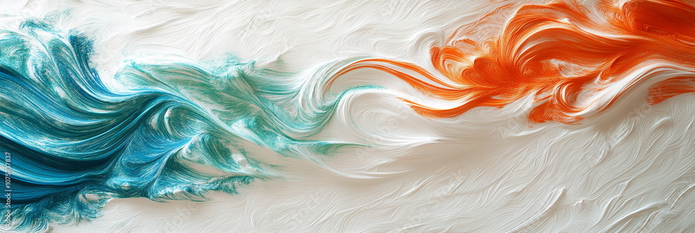 Poster elegant wide horizontal web banner india republic day abstract background with swirling patterns in 