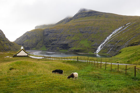 Saksun village in the Faroe Islands