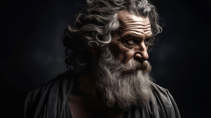 Portrait of Ancient Greek Philosopher 