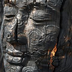 Buddha Image with a serene face carved from blackwood, reflecting the rich culture and history of Thailand.