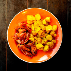 comida rapida coctel delicioso fruta