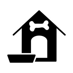 Dog house icon template