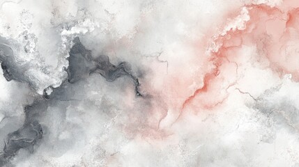 Obraz premium Abstract marble effect background with pink white and grey colors. Liquid effect wallpaper. Design for fabric wallpaper or invitation