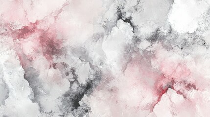 Obraz premium Abstract marble effect background with pink white and grey colors. Liquid effect wallpaper. Design for fabric wallpaper or invitation