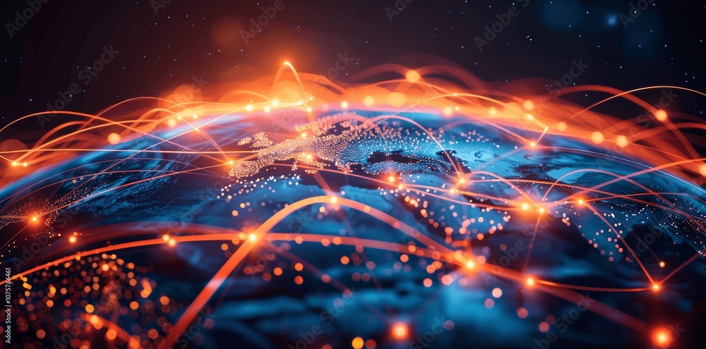 Poster global network connectivity and high-speed data transfer technology