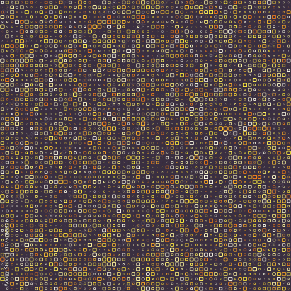 Poster abstract pattern. rounded square frames in multiple colors. earthy tones with a touch of warmth. vib