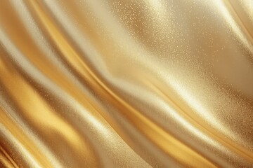 Fototapeta premium Elegant Gold Satin Background with Smooth Gradient and Shiny Texture