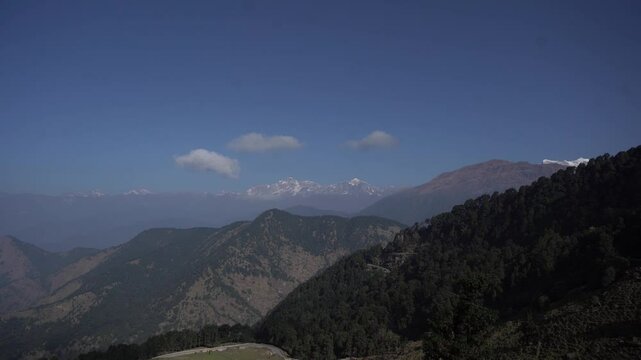 Chandrashila Mountain from Chopta, Uttarakhand