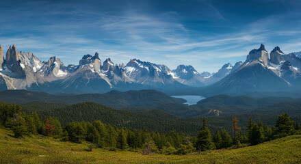 Fototapeta premium Beautiful scenery landscape