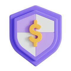 Money security 3D icon