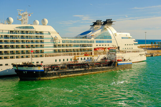 The Seabourn Sojourn in Barcelona
