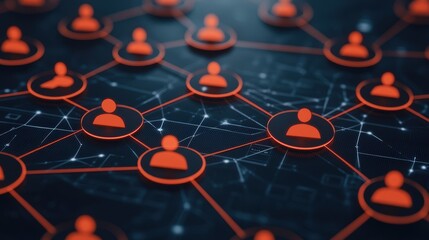 Explore how people are connected in an evolving network concept for enhanced collaboration