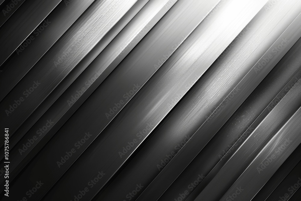 Aufkleber abstract silver gradient background with shiny metallic texture