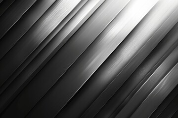 Obraz premium Abstract Silver Gradient Background with Shiny Metallic Texture