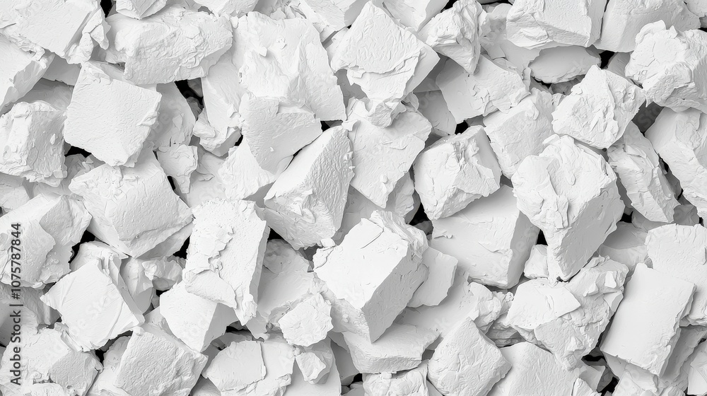 Poster abstract white crumpled paper texture background for design 3d rendered