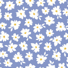 Abstract floral pattern perfect for textile design,