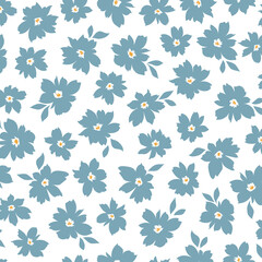 Abstract floral pattern perfect for textile design,