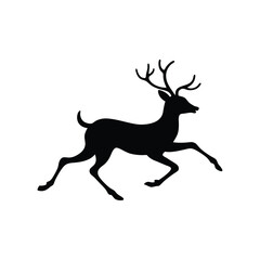 Deer Silhouette Vector Illustration Collection