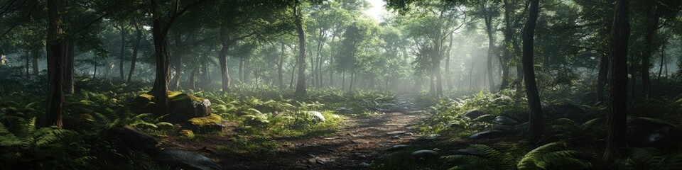 Obraz premium OLD FOREST WALLPAPER 