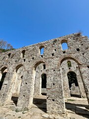 Butrint Albania ruin castle walls 