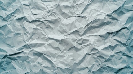 Obraz premium Crumpled Paper Texture Background Abstract Grey White Wrinkles