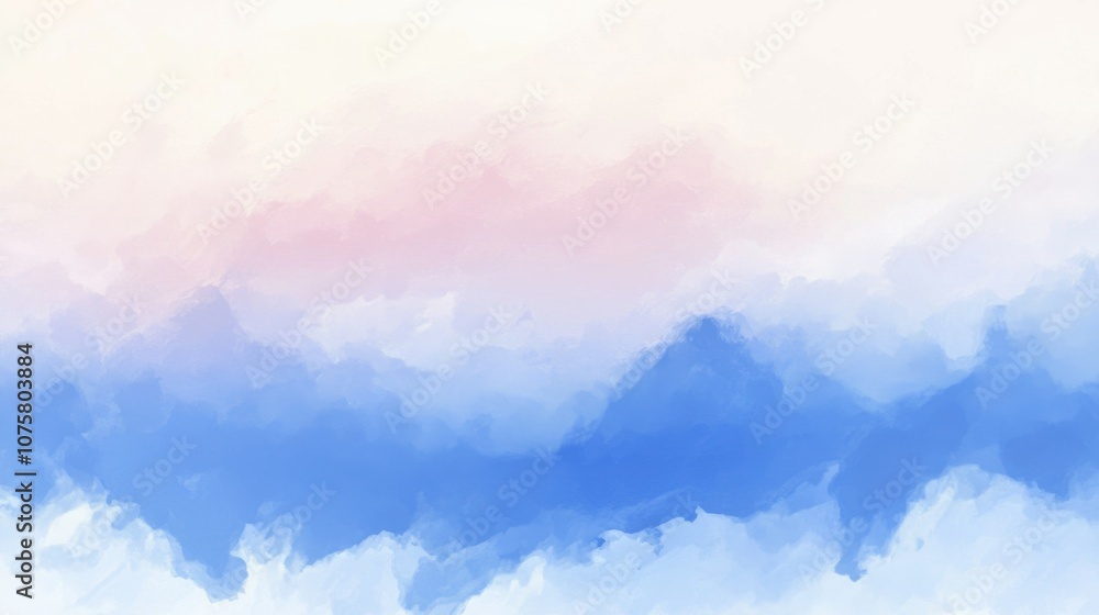 Aufkleber background transitioning from soft cream at the top