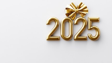 Golden Decoration for New Year Celebration 2025