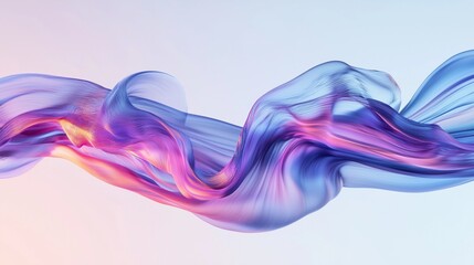 Fototapeta premium Vibrant Flowing Ribbons