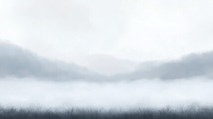 Fototapeta premium A misty, soft white background with a hint of light gray