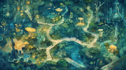 Fototapeta premium map